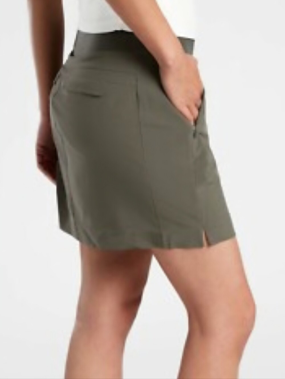 Athleta Soho Skort In Olive Green